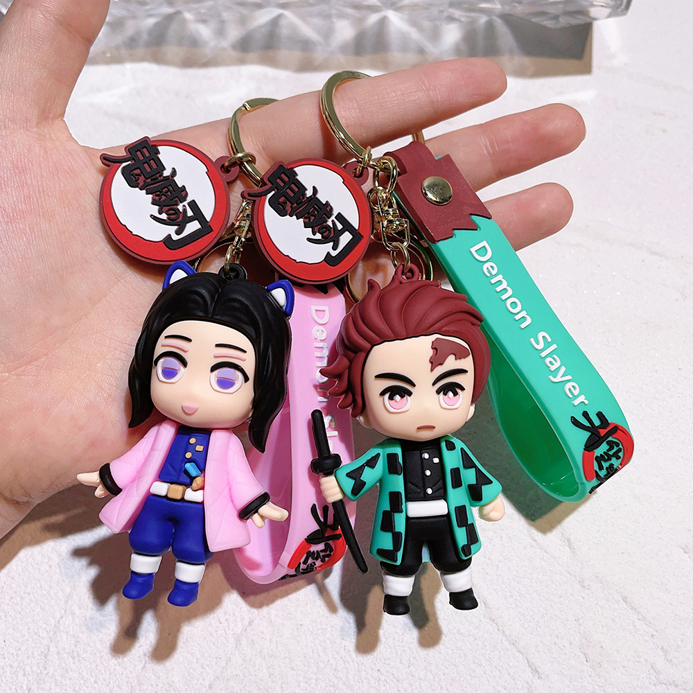 Car Accessories Xmas - Llavero de Personajes de Anime Demon