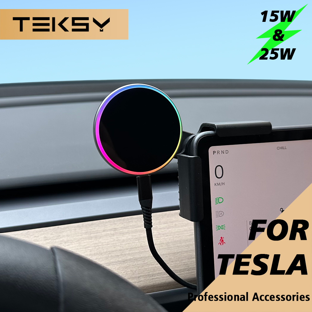 Wireless Car Charger - Soporte para Teléfono de Coche con