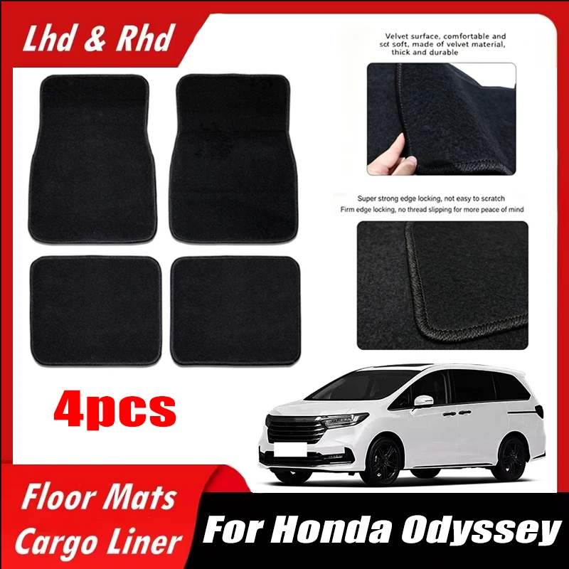 Car Accessories Honda - 4 alfombrillas para coche, para todo