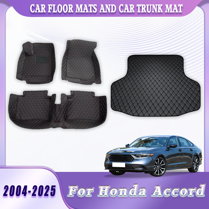 Car Accessories Honda - Alfombrillas de coche con revestimiento de