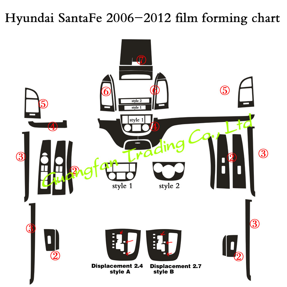 Para Hyundai Santa Fe Antiguo  - Car Accessories Xmas reseña y precio