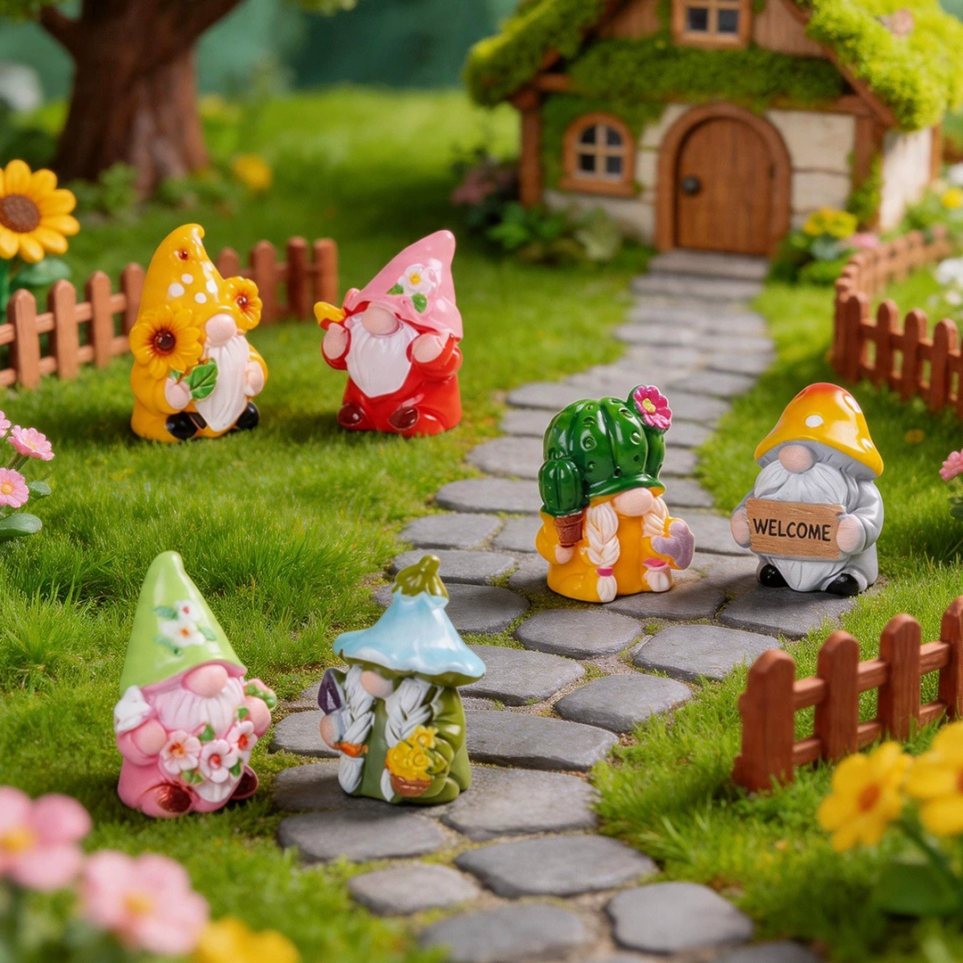 Mini Figuras de Gnomos (6 Piez - Car Accessories Xmas reseña y precio