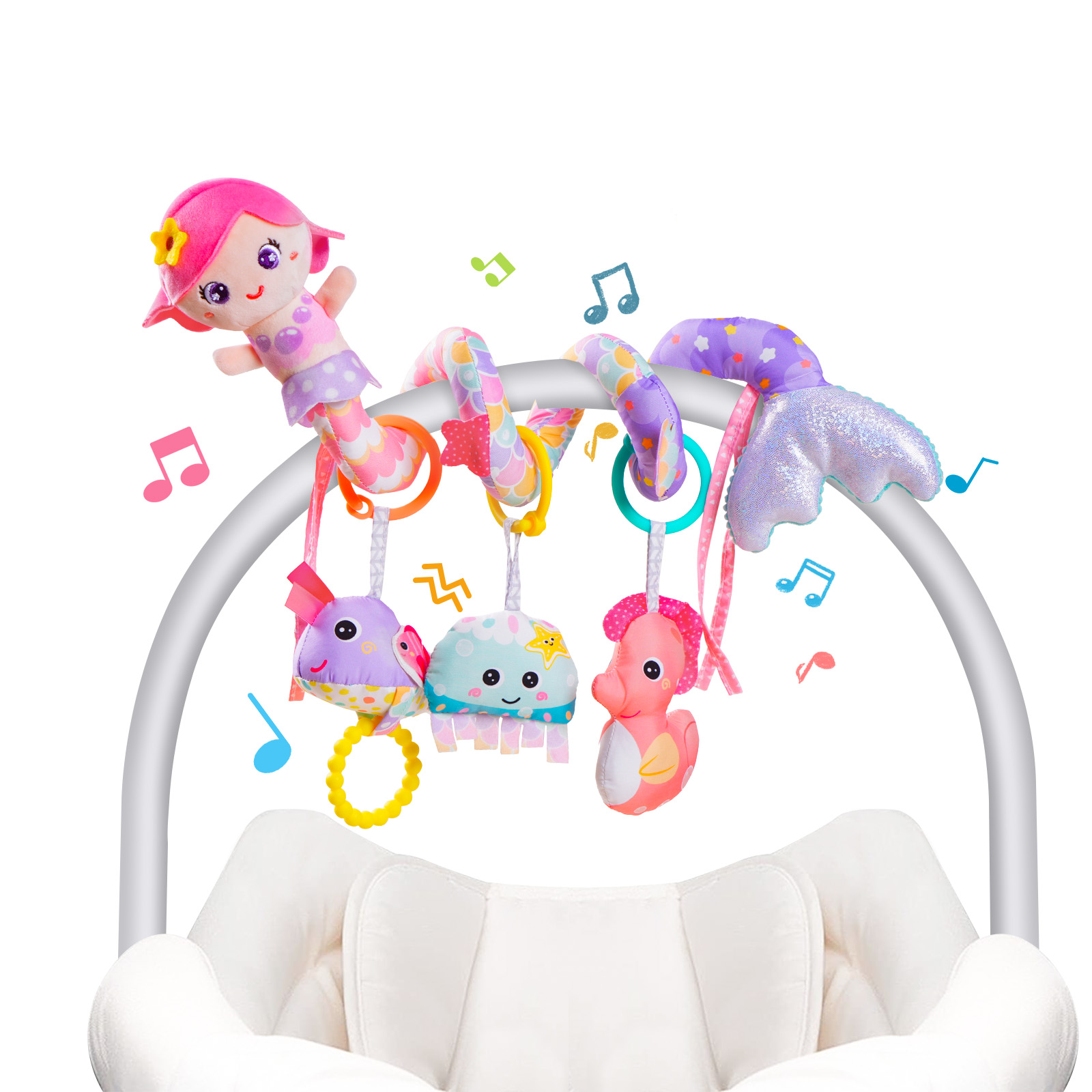 Juguetes en Espiral para Asien - Car Accessories For Baby reseña y precio