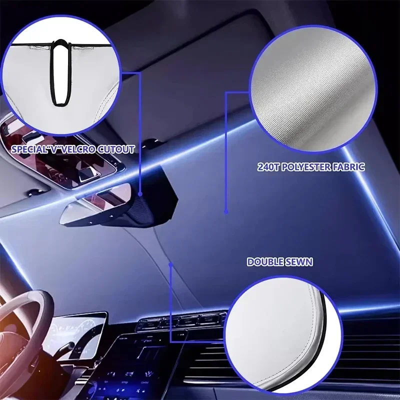 Parasol para ventana delantera - Automatic Car Sunshade reseña y precio