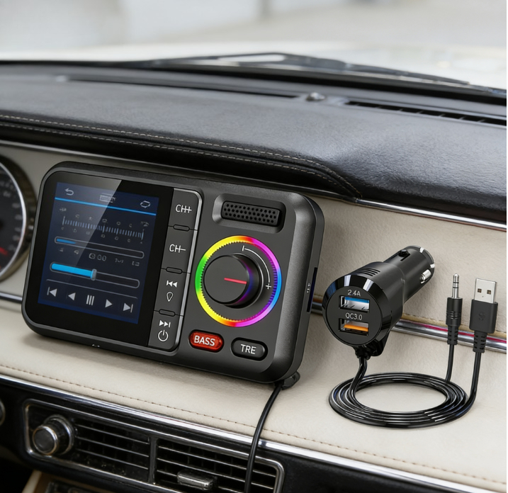 Transmisor FM Inalámbrico con  - Wireless Car Charger reseña y precio